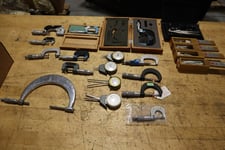 Assorted Micrometers, Caliper Gages