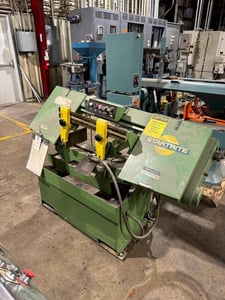 9-1/2" x 9-1/2" Cosen Startrite #MH-916-JPS, Horizontal Bandsaw, 2 HP, 1" x0.35" x11' blade, 250 RPM, 1989