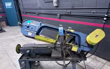 9" x 16" Wellsaw #8, horizontal band saw, manual swiveling vise, manual blade tension, 1.5 HP