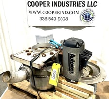 10" Automax, actuated butterfly valve with bulk bag fillter spout, Stainless steel