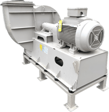 19000 cfm @ 25.3 S.P., Type #KXE063-063030-00, with 150 HP Reitz radial fan, with 100 HP VDF