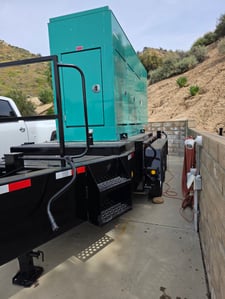 Onan #DGFA5699604, diesel generator set, 120/240 Volts, 3-phase, 600 amp., 600 gal fuel tank, Quiet site