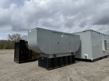 500 KW MTU #500RXC6DT2, diesel generator set, 277/480 Volts, 3-phase, 256 hours, 1800 RPM, Detroit Diesel 60