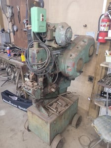 3" x 3" x 5/16" Ficep #ST-10S, mechanical ironworker, 29 tons, 5 station, 70 SPM