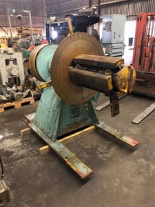 6000 lb. Littell #60-24, Coil Payoff/Decoiler, 24" coil width, 16"-20" or 20"-24" ID range, 48" outside
