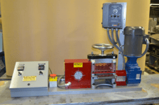 IRM #2360H, 2-Hi Hot Laboratory Rolling Mill, 2.375" roll diameter x 6" width, high carbon chromium alloy