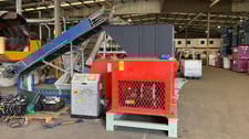 Enerpat #MSA-F, Single Shaft Shredder, 0.3-10 t/h, 24-59" Shredding Chamber, 25-100 HP, Siemens/Schneider PLC