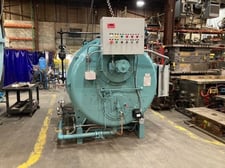 100 HP Cleaver-Brooks #CBW700-100-150S, firetube boiler, 4.2M BTU, 150 PSI, 1995