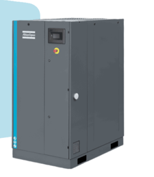 273 acfm, 125 psi, Atlas Copco #GA45, Oil-injected Rotary Screw Compressor, w/ Integrated Dryer, 460 V., 60