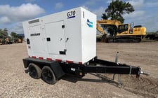 56 KW Daewoo Doosan #G70, rental grade towable diesel generator, selectable voltages, Tier 4 Final, 2564