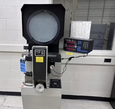 14" Microvu #S14F, floor type optical comparator, with Micro-Vu Q16 computer with 3-Axis digital read out