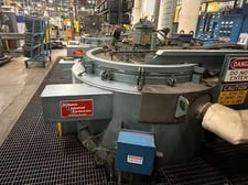 45.6" diameter x 110.5" Deep Williams, electric pit furnace, 1200°F, 7716 max load capacity, 2008