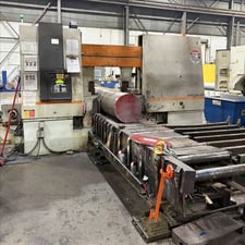 20.8" x 24.8" Kasto #KASTOtec-A5, automatic horizontal band saw, with roller conveyor, 2002