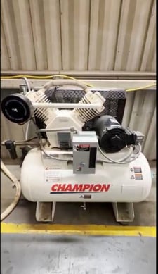 Champion Pneumatic #H5MT011-6, plant air compressor system, 2019