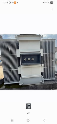 5000 KVA 12,470 Primary, 4160/2400 Secondary, Westinghouse, Padmounted Unit Substation Transformer, Delta-Wye