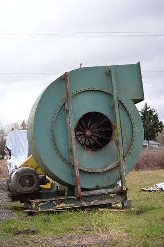 Paddle Wheel Fan, 77" diameter x 34" wide, 37" inlet, 36" x 36" outlet discharge