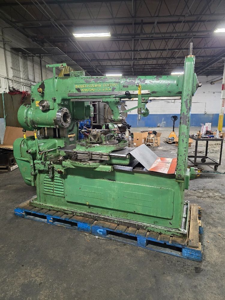 Barber-Colman #Type-T, Universal Gear Hobber, 5" max. hob diameter, 8-3/4" max. center distance, 11-1/2" hob