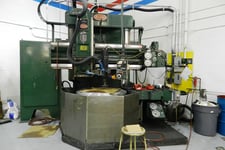 46" Bullard #Dynatrol, vertical turret lathe, ram 4 sided indexing, side head, Sony digital read out