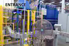 36" width x 384" L x 18" H Thermal transfer roller hearth 2100&deg;F, exo atmos., electric