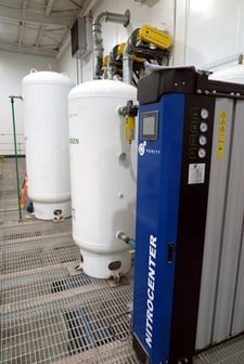 1200 cu.ft./hr., Purity gas nitrogen generator, 2022