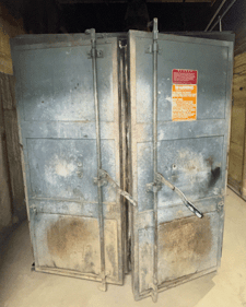 60" width x 72" H x 64" L Pollution Control, burn off oven, recently rebuilt