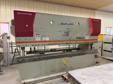 250 Ton x 12' Accurpress Advantage Model 725012, ETS-3000 3-Axis control, 2008