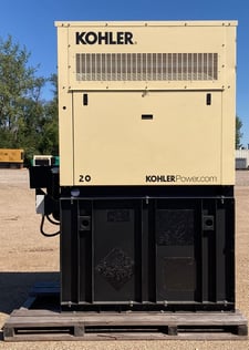22 KW Kohler #20REOZK-C, Diesel Generator, 120/240 Volts