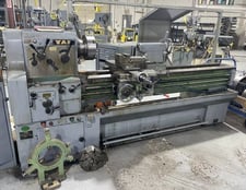 22" x 60" Yam #1500H, heavy duty geared engine lathe, 10" 4-jaw chuck, 2.3" bore, 10 HP, 1500 RPM, tailstock