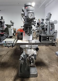 Bridgeport #Series-I, vertical mill, 9" x42" tbl., 1.5 HP, SWI Trax 2-Axis digital read out, Lyman MK4 X-Axis