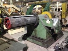 40000 lb. Yoder, uncoiler, 51" face mandrel, 20" ID, hydraulic expansion, Wichita brake