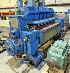0.187" x 60" Wysong #HS-760RKB-HD, hi-speed shear, 300 SPM, 42" passline