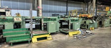 40" x 0.019" Littell #LM2E, Cut-To-Length line, 30000 lb., hydraulic expansion, 328-390 FPM