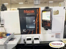 Mazak #Quick-Turn-200MS, Mazatrol Smooth G Control, 26.6" swing, 2.6" bar, 14.75" cutting diameter, 22.7"