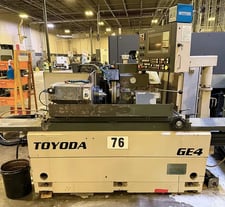12.6" x 19.7" Toyoda #GE4P-50, horizontal surface grinder, 16" x 3" wheel, BodorThinker CNC, 2004