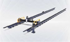 HSG #GFA-Series, Fiber Laser Cutting Machine, 39.4' x 9.8' Cutting Format, 120 MPM, 6-30 kW Power