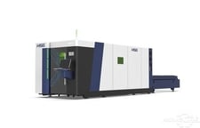 HSG #G3015X, Fiber Laser Cutting Machine, 60" width x 120" L Sheet Size, 5550 IPM, 6 kW Power