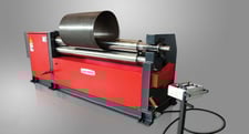 Akyapak #ASM-S, 3-Roll Initial Pinch Plate Bending Rolls