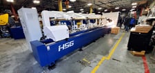HSG #R2, Fiber Laser Cutting Machine, 9.4" max diameter, 8-240 mm Round Tube Range, 1000-6500 mm Infeed