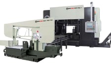 Prodevco #PBS-700- &-PBS-1000, Tandem Drill & Band Sawing Machine, -45&deg; to +60&deg; Cutting Angles