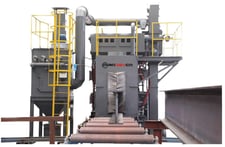 Prodevco #PSB-1050, Shot Blast Machine, 19.7" width x 47.2" L x 39.4" H Size, 3-10 FPM