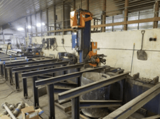 Peddinghaus, Beam Line, 40" x 60' Beam capacity, 40' Bed & 20' Extension, 10" max thickness, 200-400 HPH