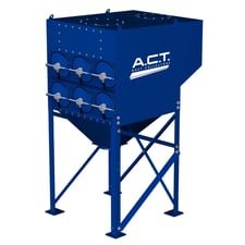 6000 cfm ACT #2-12, Cartridge Dust Collector, (12) Nanofiber Cartridge Filters