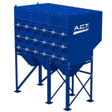 18000 cfm ACT #3-36, Cartridge Dust Collector, (36) Nanofiber Cartridge Filters