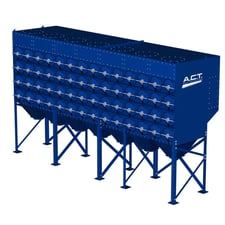 56000 cfm ACT #4-112, Cartridge Dust Collector, (112) Nanofiber Cartridge Filters