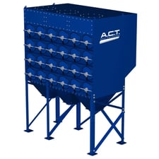 24000 cfm ACT #4-48, Cartridge Dust Collector, (48) Nanofiber Cartridge Filters