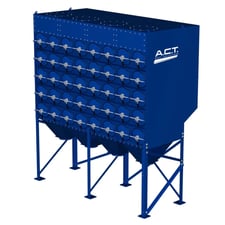 40000 cfm ACT #5-80, Cartridge Dust Collector, (80) Nanofiber Cartridge Filters