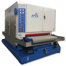Apex #3000-Series, Wet Metal Machines, Deburring & Finishing Machines, 1 to 4 Heads, 25"-64" Belt width