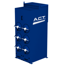 4500 cfm ACT #LaserPack-6, Dust Collector, (6) Nanofiber Cartridge Filters