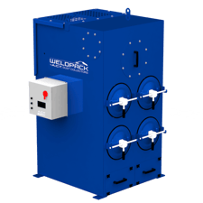 3000 cfm ACT #WeldPack-4, Dust Collector, (4) Nanofiber Cartridge Filters