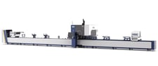 HSG #T2, Tube Fiber Laser Cutting Machine, Three-Chuck, 20-240 mm Round Tube Cut capacity, 3-6 kW Power